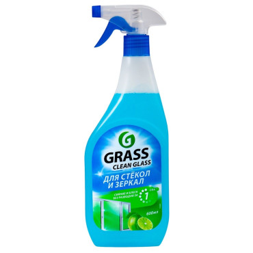 Средство чистящее для стекол, зеркал Grass "CleanGlass" 600 мл (триггер)